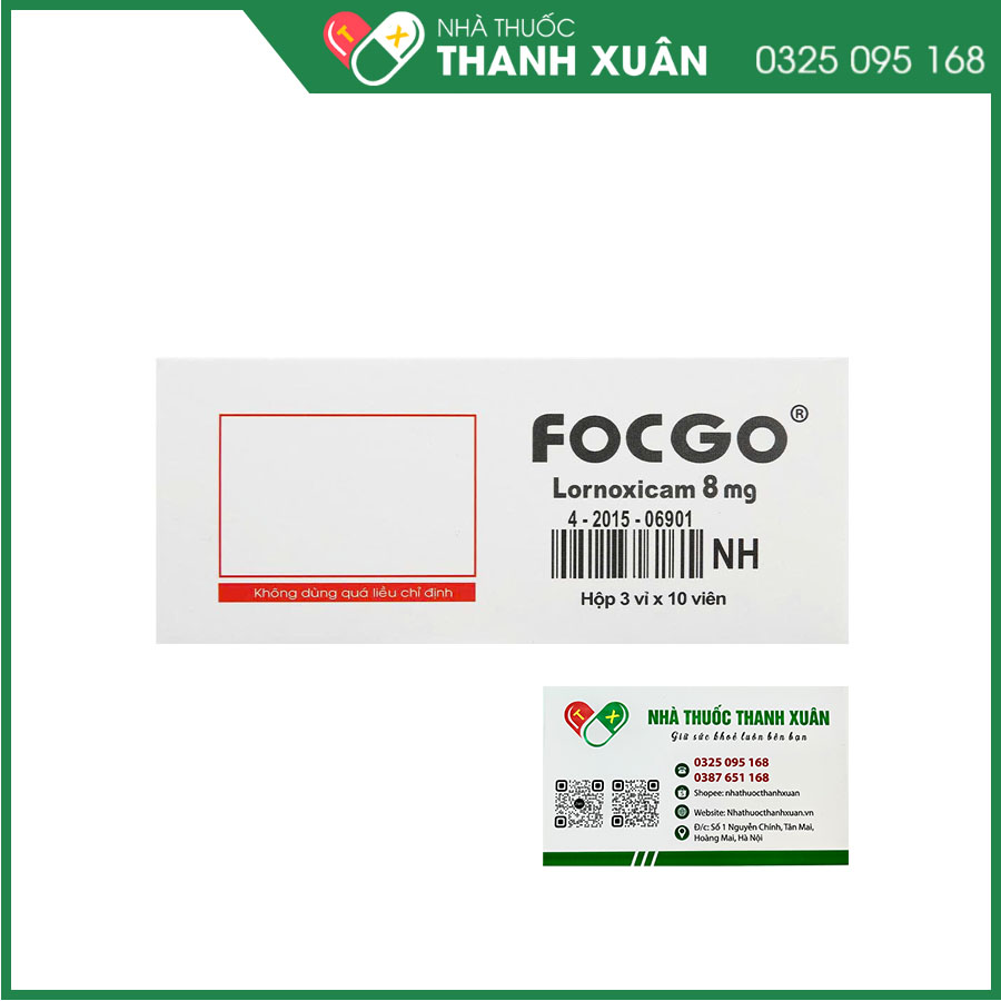 Focgo giúp đau do viêm xương khớp và viêm đa khớp dạng thấp